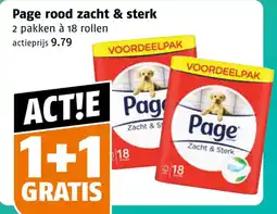 Poiesz Page rood zacht & sterk aanbieding