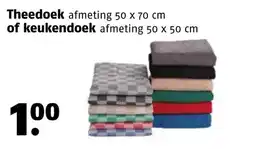 Poiesz Theedoek of keukendoek aanbieding