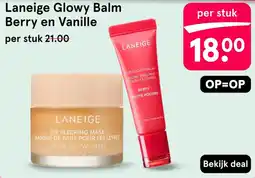 Etos Laneige Glowwy Balm Berry en Vanille aanbieding
