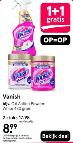 Etos Vanish Oxi Action Powder aanbieding