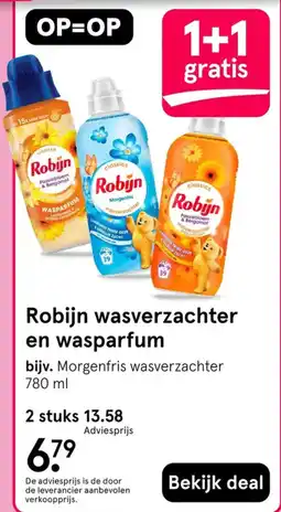 Etos Robijn wasverzachter en wasparfum aanbieding