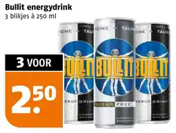 Poiesz Bullit energydrink aanbieding