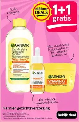 Etos Garnier gezichtsverzorging aanbieding