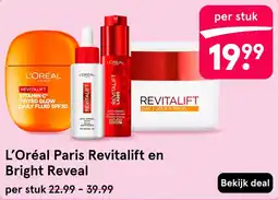 Etos L'Oréal Paris Revitalift en Bright Reveal aanbieding
