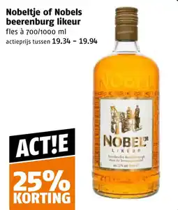 Poiesz Nobeltje of Nobels beerenburgrg likeur aanbieding