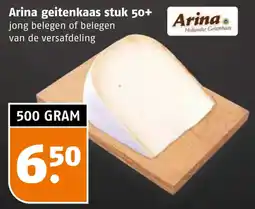 Poiesz Arina geitenkaas stuk aanbieding