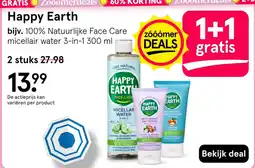Etos Happy Earth micellair water 3-in-1 aanbieding