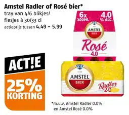 Poiesz Amstel Radler of Rosé bier aanbieding