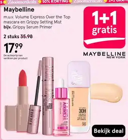 Etos Maybelline aanbieding