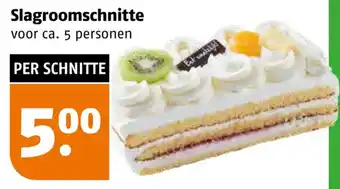 Poiesz Slagroomschnitte aanbieding
