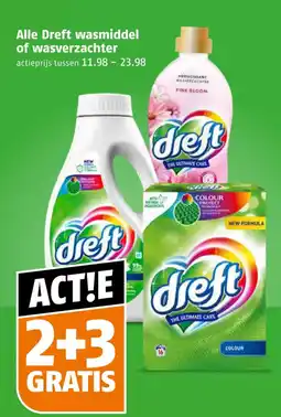 Poiesz Alle Dreft wasmiddel of wasverzachter aanbieding