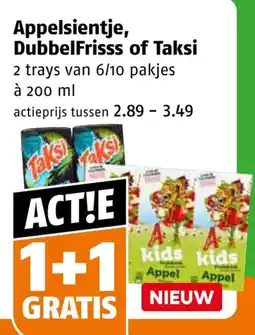 Poiesz Appelsientje, DubbelFrisss of Taksi aanbieding