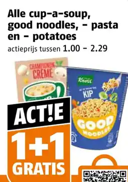 Poiesz Alle cup-a-soup, good noodles, - pasta en - potatoes aanbieding