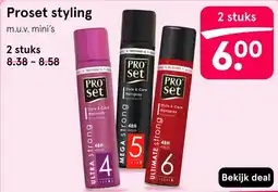 Etos Proset styling aanbieding