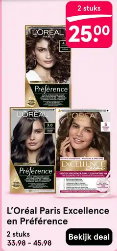 Etos L'Oréal Paris Excellence en Préférence aanbieding
