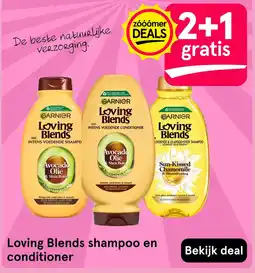 Etos Garnier Loving Blends shampoo en conditioner aanbieding