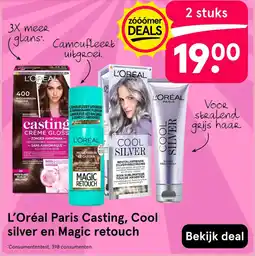 Etos L'Oréal Paris Casting, Cool silver en Magic retouch aanbieding