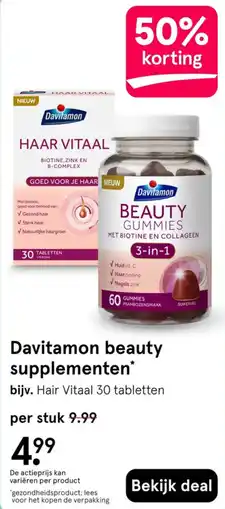 Etos Davitamon beauty supplementen aanbieding
