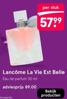 Etos Lancôme La Vie Est Belle aanbieding
