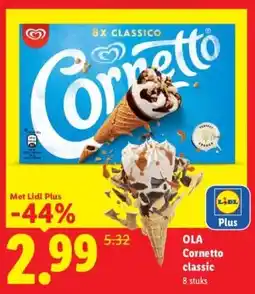 Lidl OLA Cornetto classic aanbieding