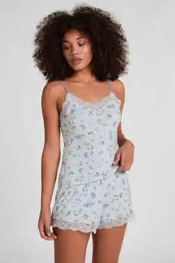 Wehkamp Hunkemöller Nana shortama - blauw aanbieding