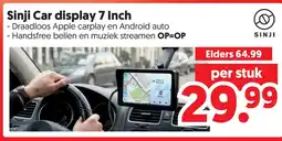 Dekamarkt Sinji Car display 7 Inch aanbieding