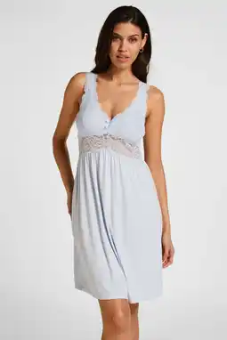 Wehkamp Hunkemöller slipdress Nora lichtblauw aanbieding