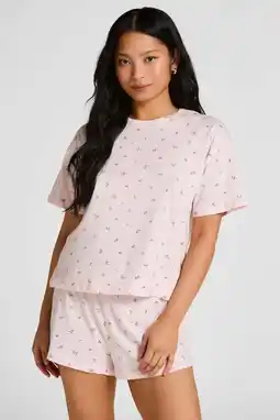 Wehkamp Hunkemöller shortama roze aanbieding