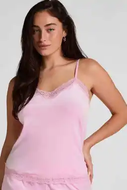 Wehkamp Hunkemöller fluwelen pyjamatop roze aanbieding
