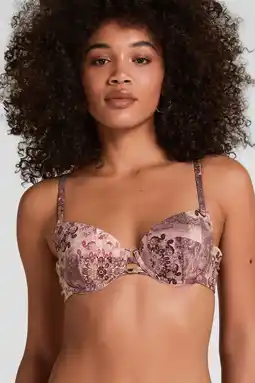Wehkamp Hunkemöller Ibiza voorgevormde beugel bikinitop met kraaltjes paars aanbieding