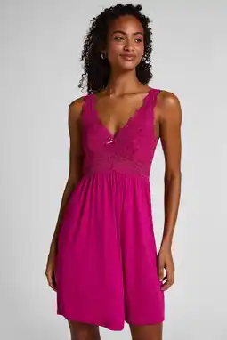 Wehkamp Hunkemöller slipdress Nora fuchsia aanbieding