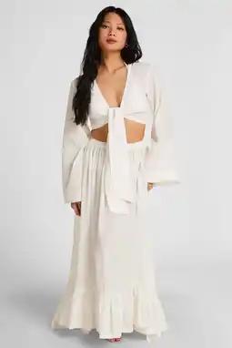 Wehkamp Hunkemöller strandrok Glam wit aanbieding