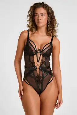 Wehkamp Private body Ilenia met beugel zwart aanbieding
