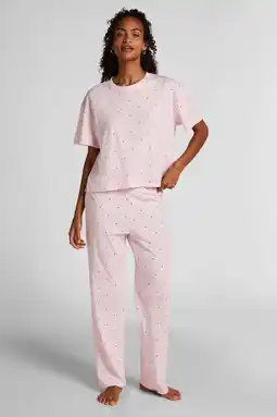 Wehkamp Hunkemöller pyjama roze aanbieding