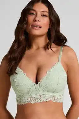 Wehkamp Hunkemöller voorgevormde bralette Andrea lichtgroen aanbieding