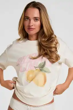 Wehkamp Hunkemöller pyjamatop wit aanbieding