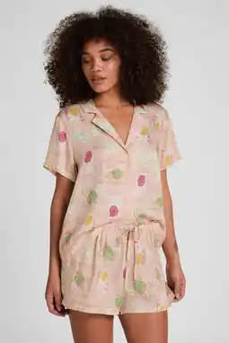 Wehkamp Hunkemöller pyjamashort lichtroze aanbieding