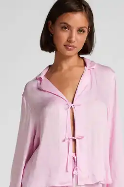 Wehkamp Hunkemöller pyjamatop Monchou roze aanbieding