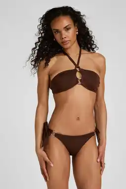 Wehkamp Hunkemöller strik bikinibroekje Madrid bruin aanbieding