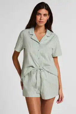 Wehkamp Hunkemöller pyjamashort groen aanbieding