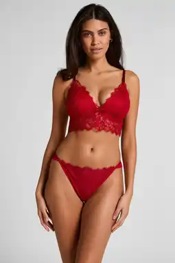 Wehkamp Hunkemöller brazilian Marianna rood aanbieding