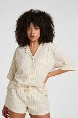 Wehkamp Hunkemöller pyjamashort beige aanbieding