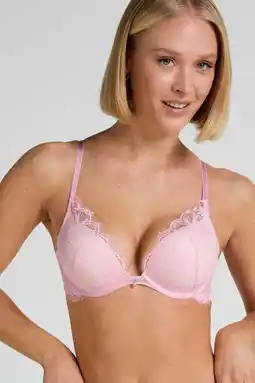Wehkamp Hunkemöller voorgevormde push-up bh Prina lichtroze aanbieding