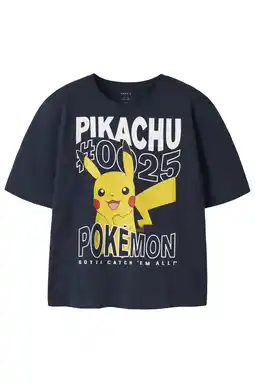 Wehkamp NAME IT KIDS Pokemon T-shirt donkerblauw aanbieding