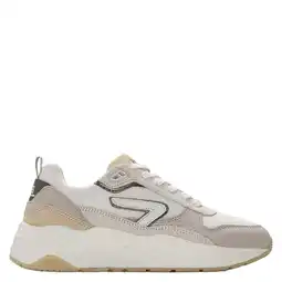 Wehkamp HUB Glide chunky sneakers taupe/ecru aanbieding