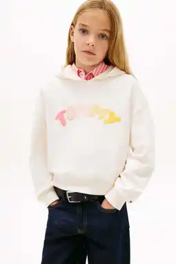 Wehkamp Tommy Hilfiger hoodie wit aanbieding