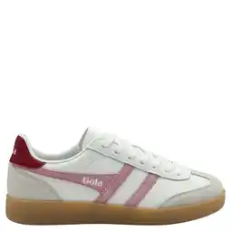Wehkamp Gola Viper leren sneakers wit/roze aanbieding