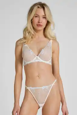 Wehkamp Hunkemöller string Peonie wit aanbieding