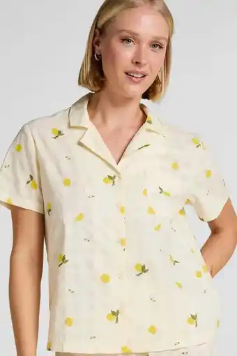 Wehkamp Hunkemöller pyjamatop gebroken wit aanbieding
