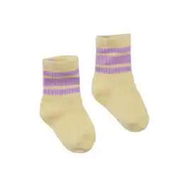 Wehkamp Z8 mini sokken Lizz lichtgeel/lila aanbieding